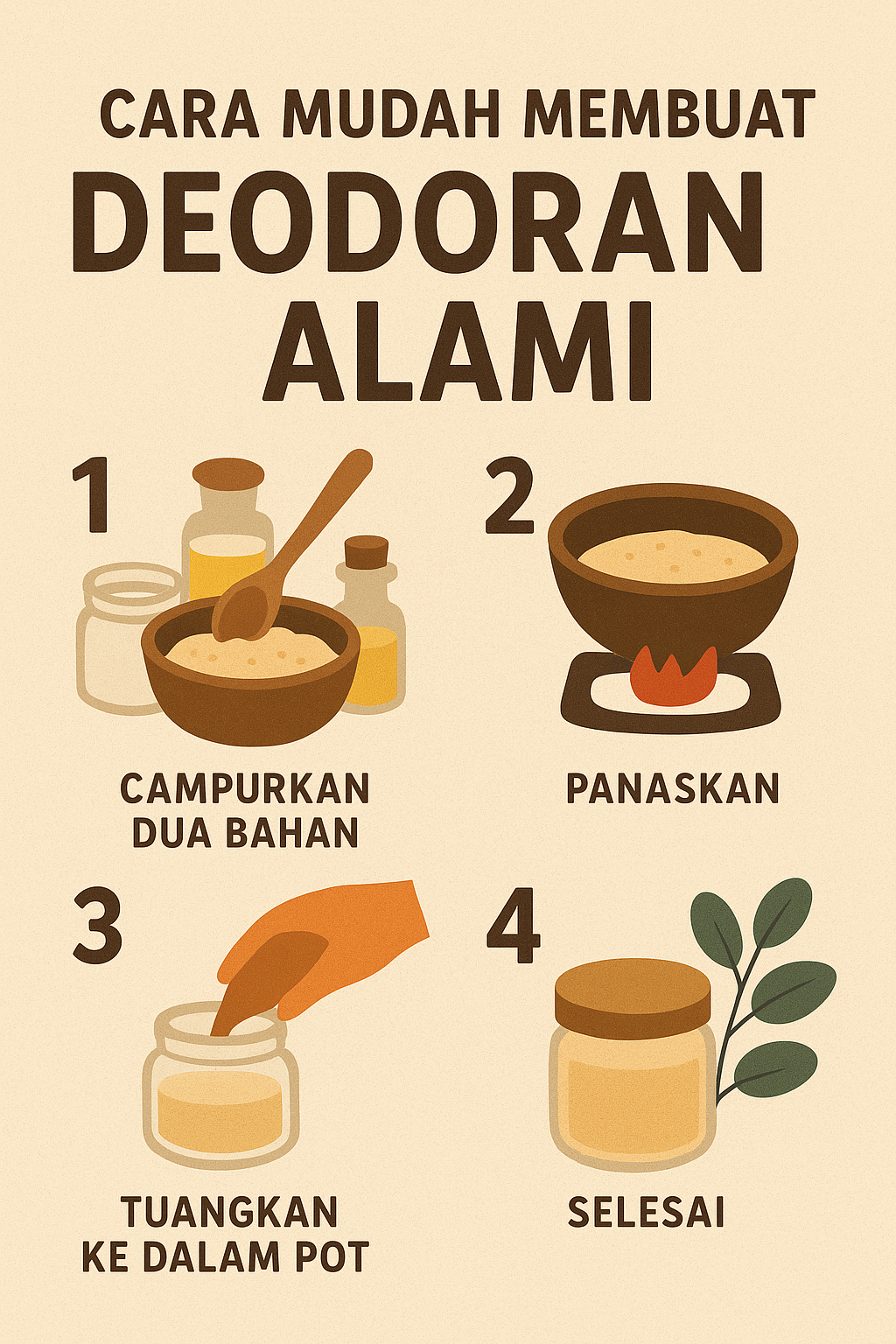 Cara Mudah Membuat Deodoran Alami